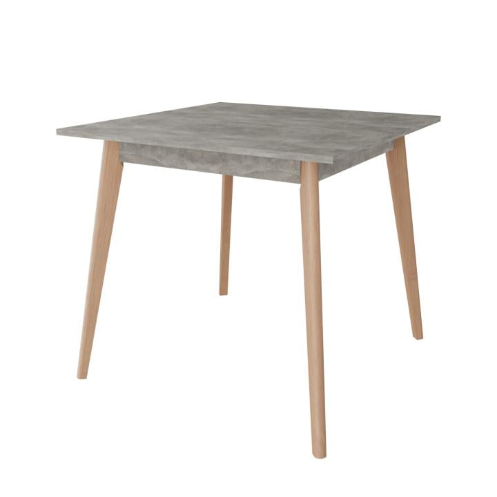 Стол обеденный Neman Бон дерево/ЛДСП 780х780 мм Ольха/Бетон