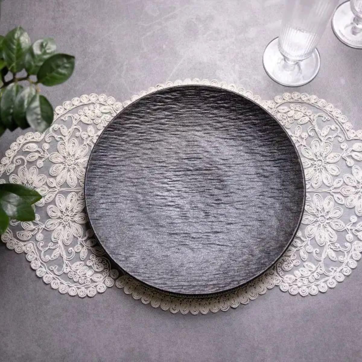 Тарілка десертна керамічна 20 см Чорний (5397) - фото 6 Тарілка десертна керамічна 20 см Чорний (5397) - фото 6