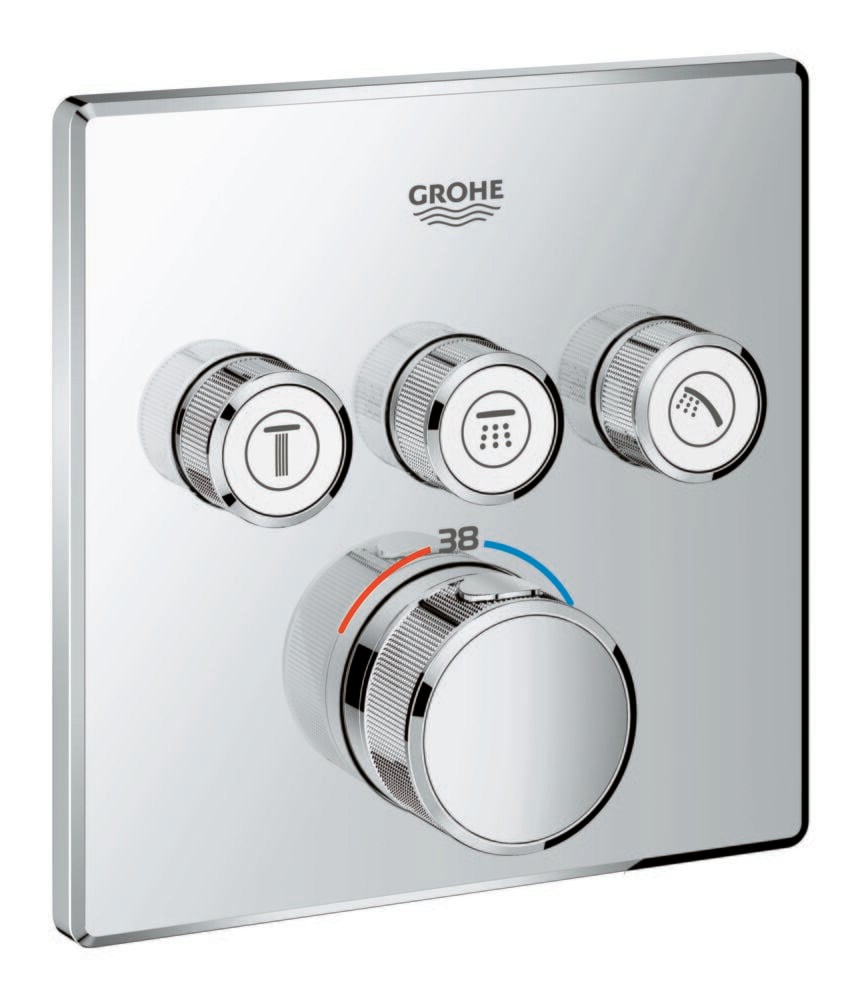 Термостат прихованого монтажу Grohe Grohtherm SmartControl на 3 споживача (29126000)