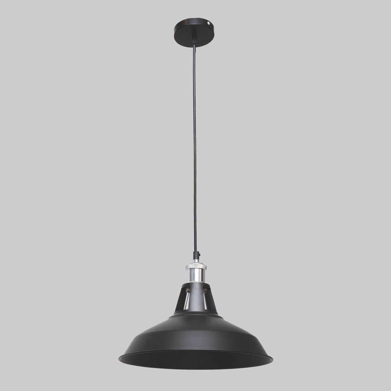 Світильник підвісний 31 см Чорний (52-6857F1-1 BK)