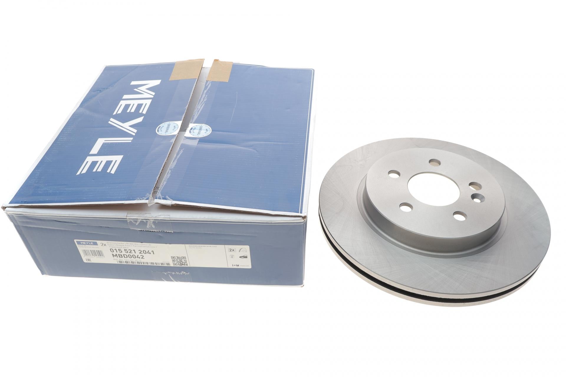 Тормозной диск передний MEYLE для Mercedes M-class W163 98-05 303х26 мм (015 521 2041)