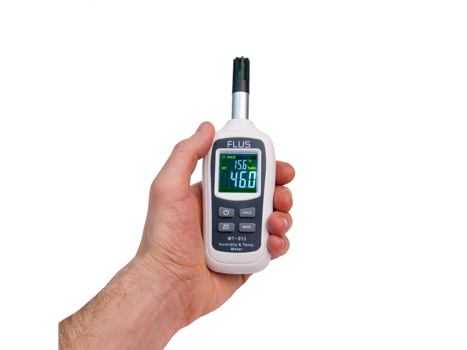 Термогігрометр Flus MT-913 портативний - фото 4 Термогігрометр Flus MT-913 портативний - фото 4