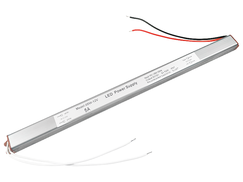 Блок живлення LEDUA 60W IP67 5A - 12V SLIM (9470)