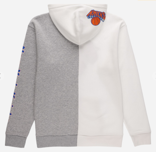 Свитшот мужской баскетбольный Hollister New York Knicks NBA L Серо-белый - фото 2 Свитшот мужской баскетбольный Hollister New York Knicks NBA L Серо-белый - фото 2