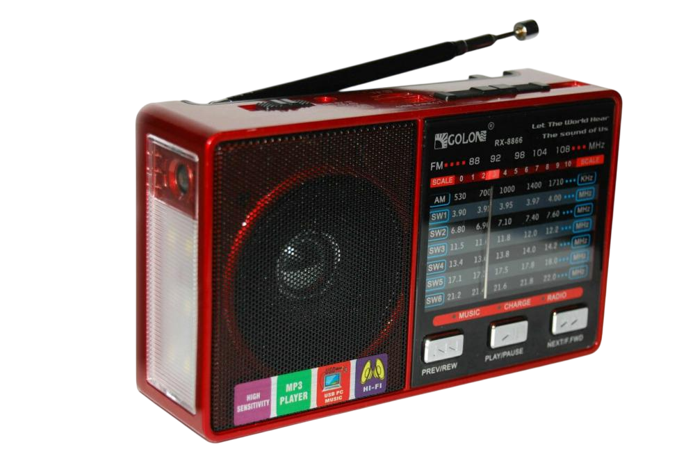 Радиоприемник Golon RX 8866 FM/USB/SD Red (411)