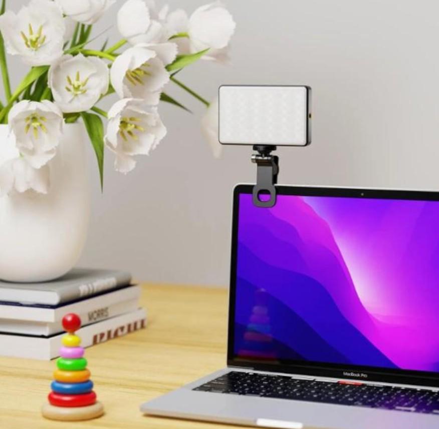 Лампа світлодіодна акумуляторна RGB прямокутна 12,5х7,3 см на прищіпці підсвічування (548) - фото 7