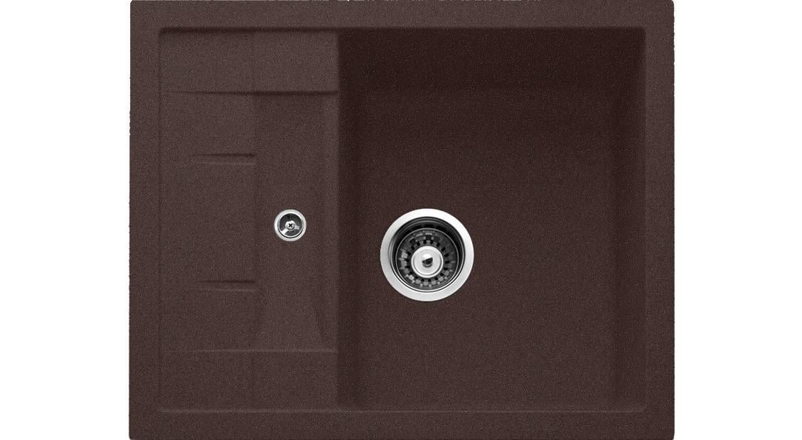 Кухонная мойка LONGRAN ULTRA ULS 615.500 Коричневый металик (93 Marone)