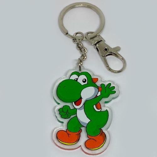 Брелок акриловый Йоши Super Mario в подарочной уп. (3352)