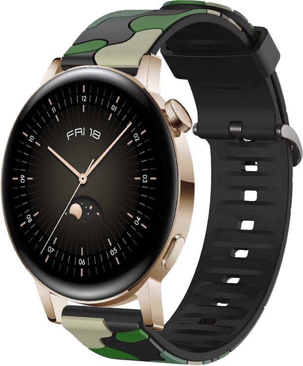 Ремінець Tactic Camouflage для Huawei Watch GT3 42 мм Green (32927-08)