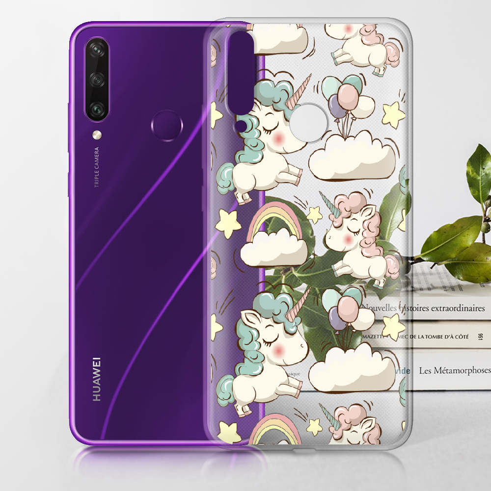 Чохол BoxFace Huawei Y6p Unicorns Прозорий силікон (40017-cc2-40017) - фото 2