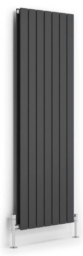 Радиатор дизайнерский Terma FORTE V20 1800x440 мм Black mat (190)