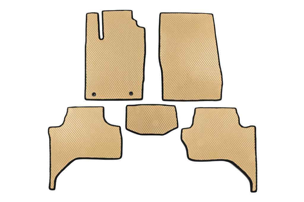 Коврики EVA для Mitsubishi L200 2015-2023 гг Бежевый (126366)