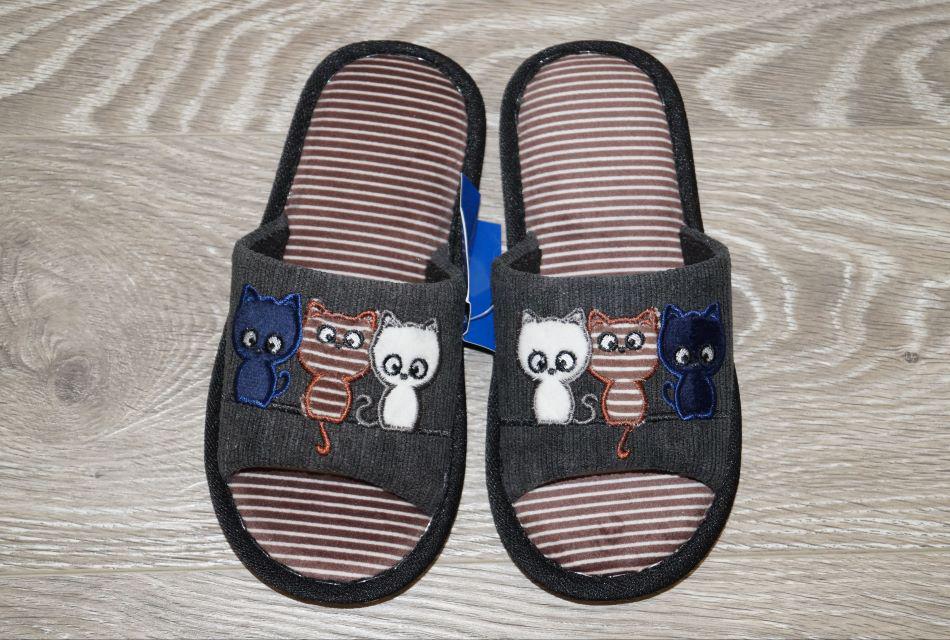 Тапочки комнатные Plaazzo 30/31 р. 19 см Черный (30158-3031)