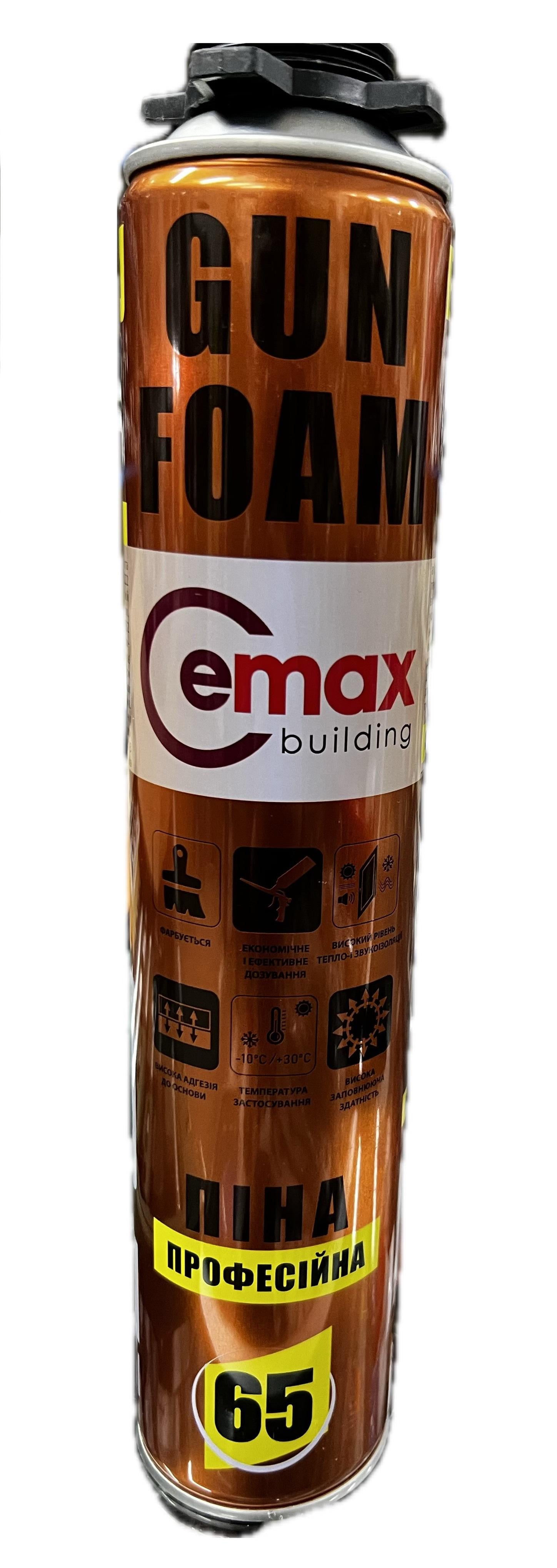 Пена пистолетная Cemax 65 800 мл