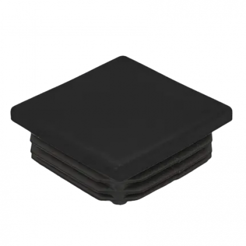 Заглушка квадратна Термопласт 60х60 мм Чорний (773216)