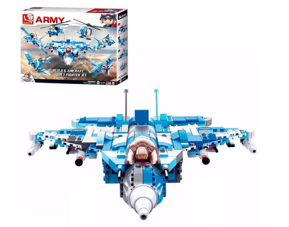 Конструктор Sluban M38-B0665 Військовий літак 728 дет.