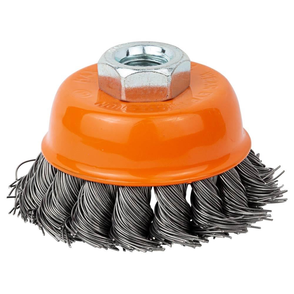 Щетка проволочная чашеобразная Grad Ø65 мм М14x2 мм стальная витая (9042065)