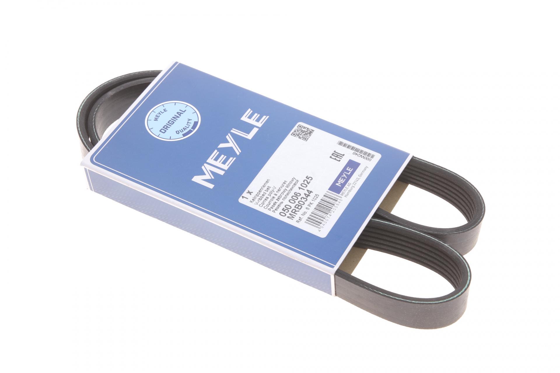 Ремень генератора Meyle Audi A3/A4/Seat Leon/VW Caddy/Passat/Tiguan 1.6-2.0TDI 6PK1025- 050 006 1025