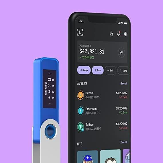 Крипто-гаманець апаратний холодний Ledger Nano S Plus Deepsea Blue - фото 5