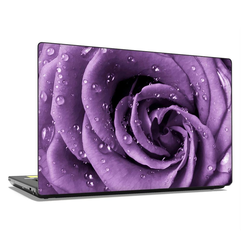 Декоративная наклейка на ноутбук 15,6" Purple Rose 380х250 мм (100189)