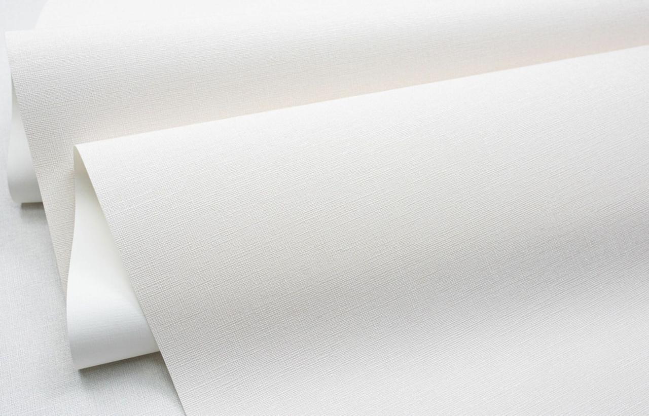 Шпалери флізелінові SINTRA Spring UNI 460401 фон вініл гарячого тиснення 1,06х10,05 м Білий