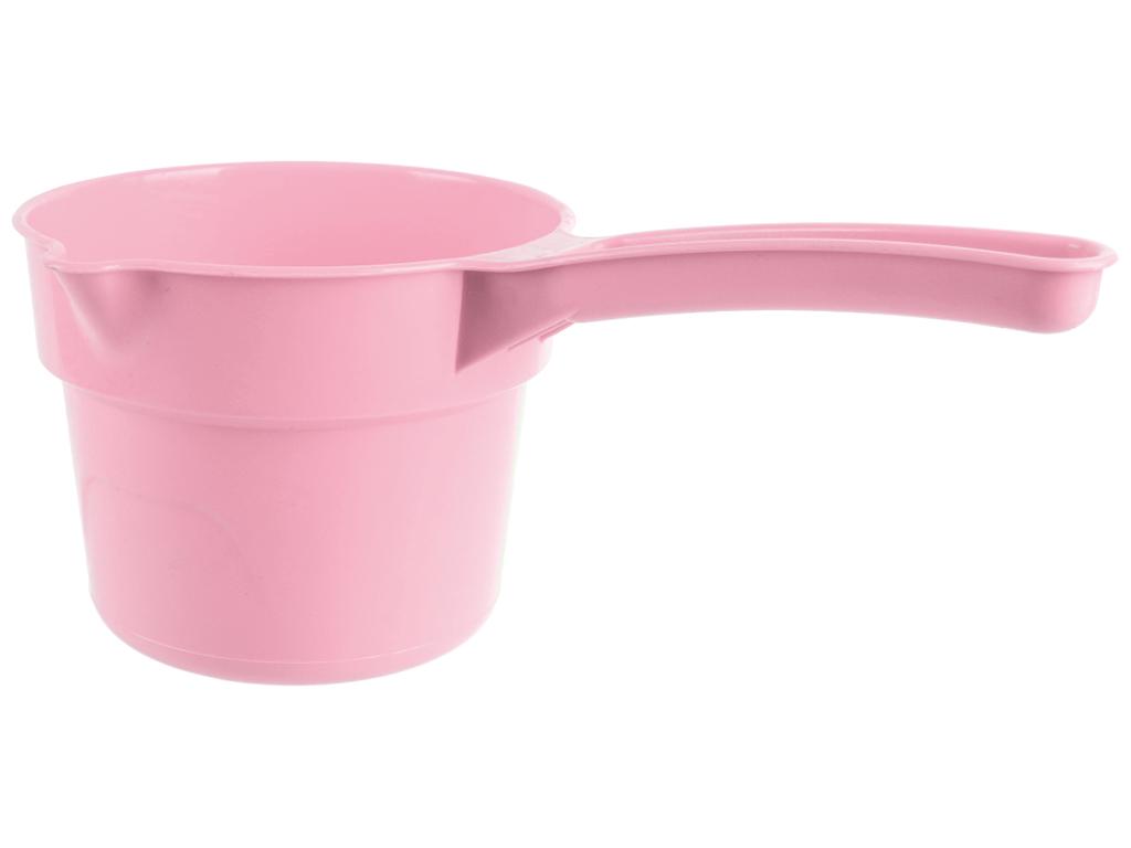 Ковшик пластиковый 1,5л Розовый (MCS-BK010-7)