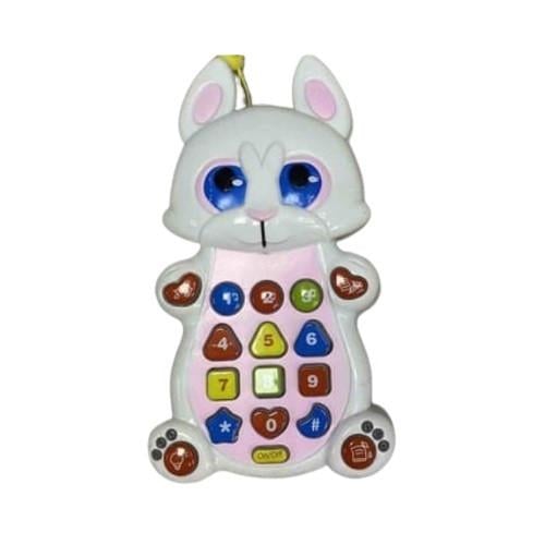 Телефон обучающий Limo Toy Умные зверьки Котик Белый (7614 RU)