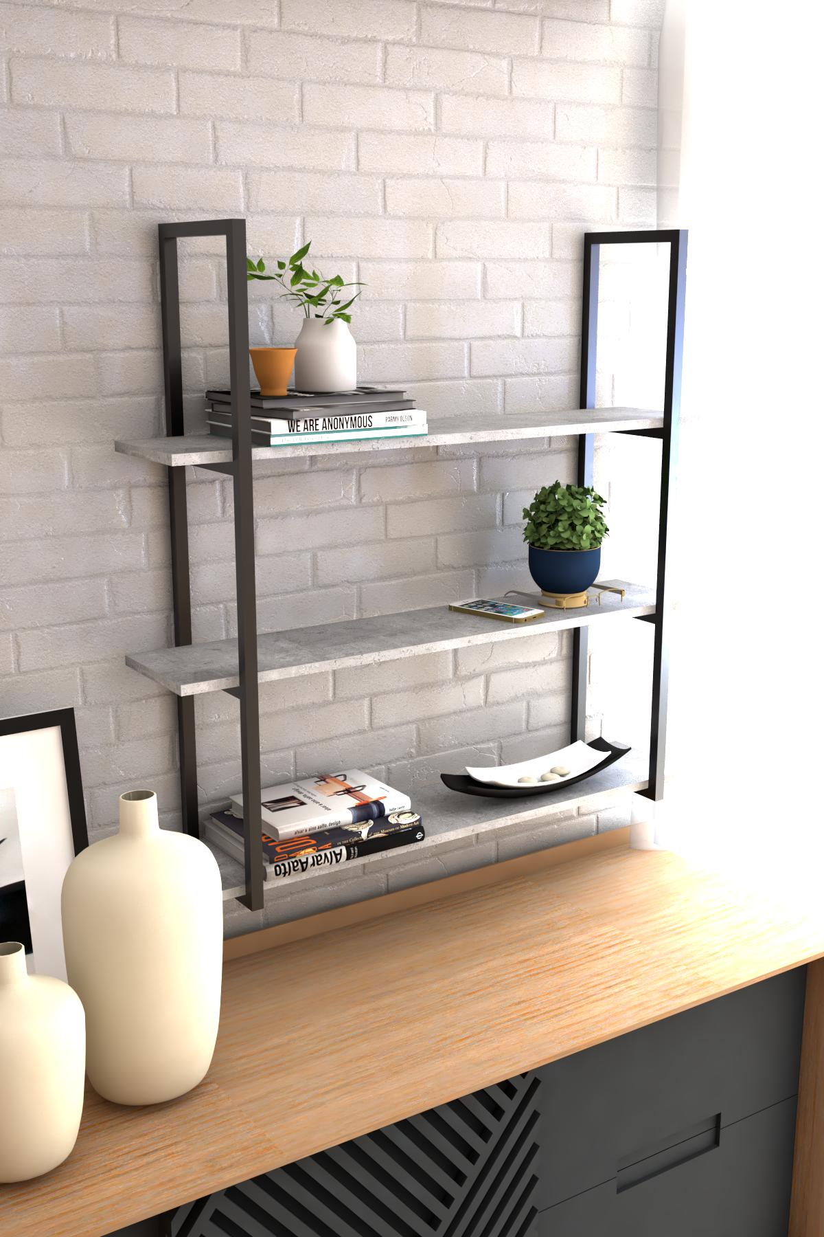 Полка настенная EcoLoft Сорен DSP-1274-10 в стиле лофт (29862538)