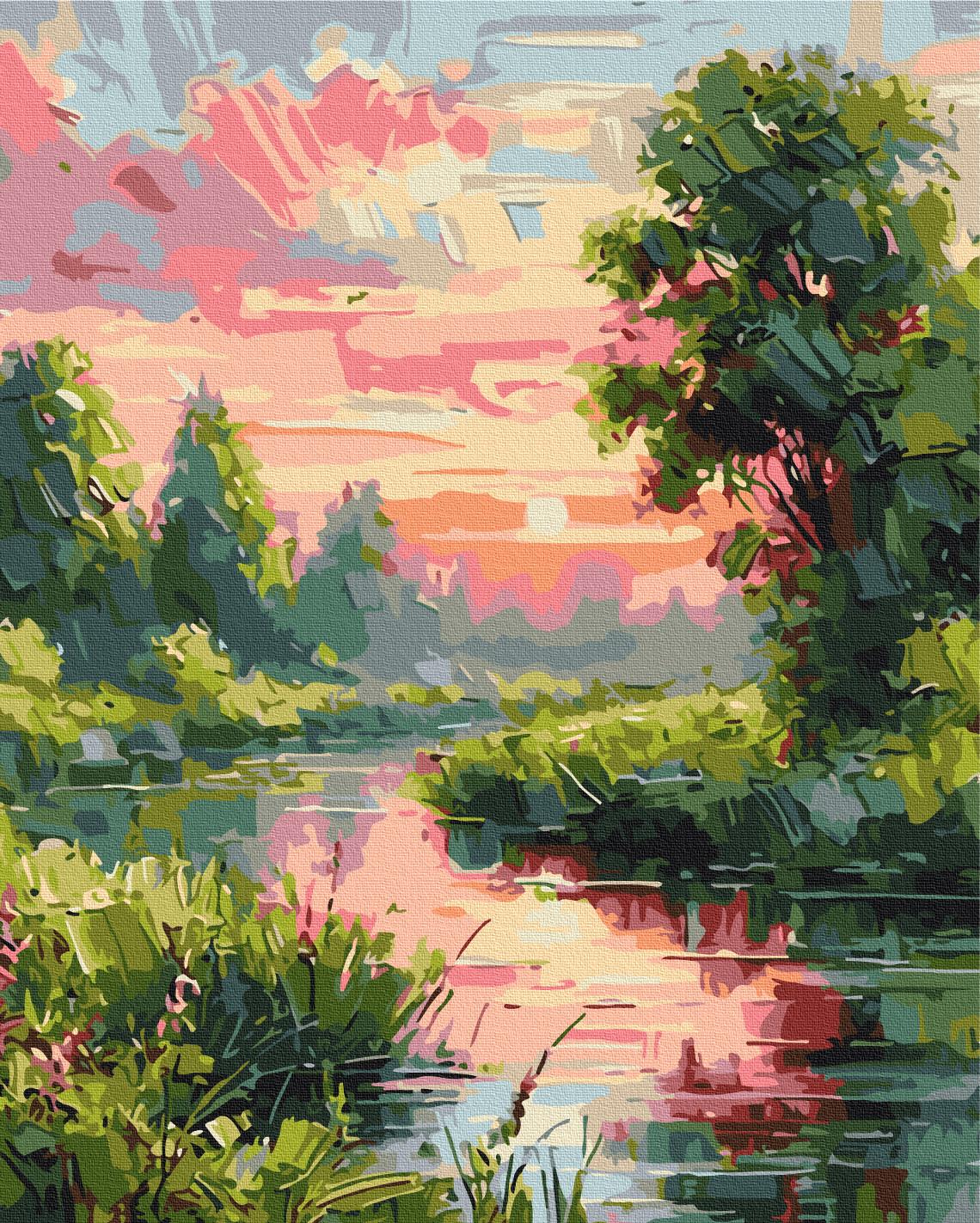 Картина по номерам Brushme Уютный пейзаж 40x50 см (BS54162)