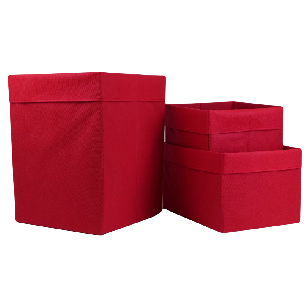 Кошик для іграшок з відворотом 25х25х30 см Спанбонд (SH-2519-OFRBOSP-UA-01(1) Червоний - фото 2 Кошик для іграшок з відворотом 25х25х30 см Спанбонд (SH-2519-OFRBOSP-UA-01(1) Червоний - фото 2