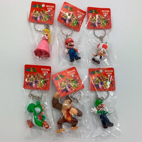 Набор брелок Марио TOY Mario Heroes 6 шт.