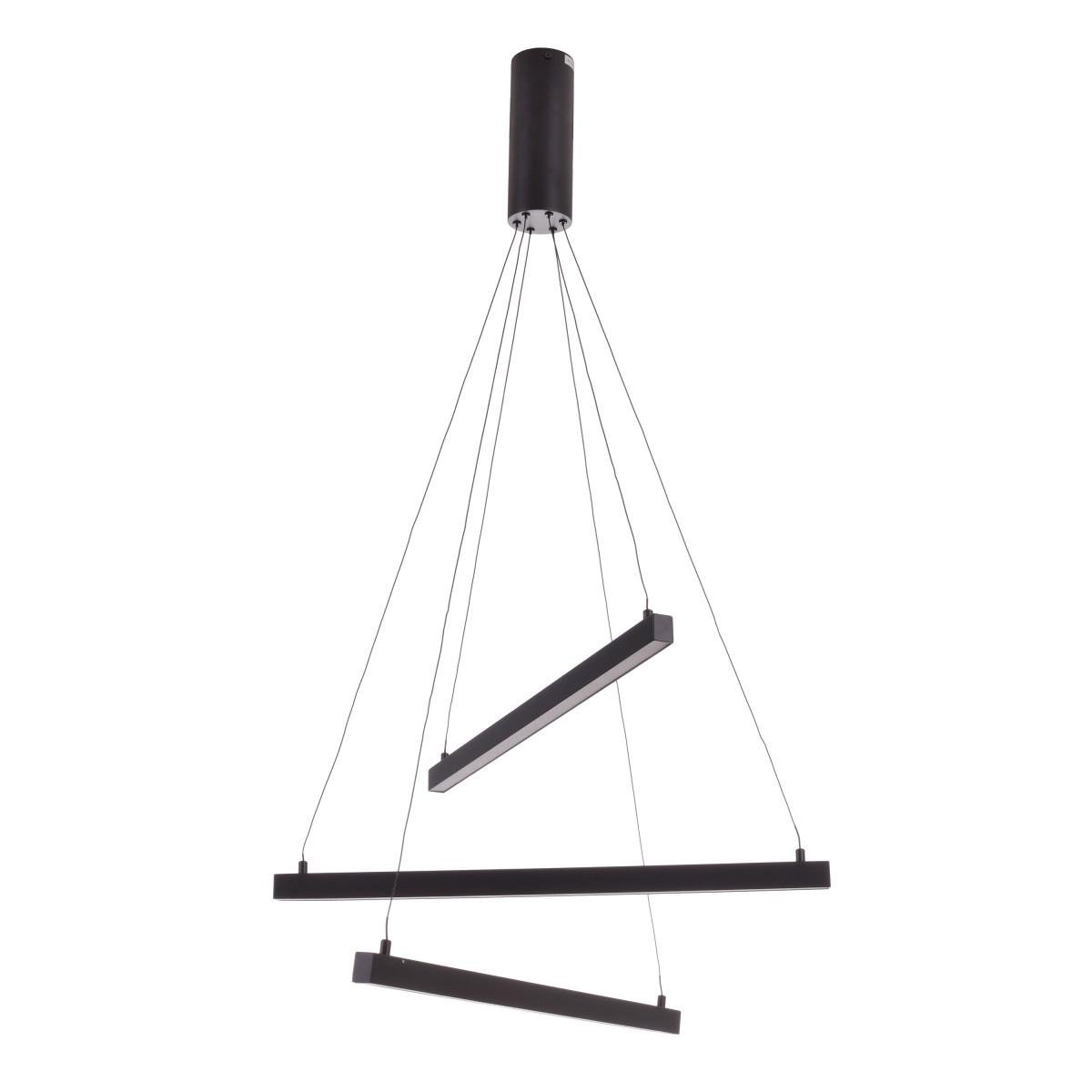 Люстра лофт для спальни подвесная светодиодная Brille BL-833S/39 W WW BK