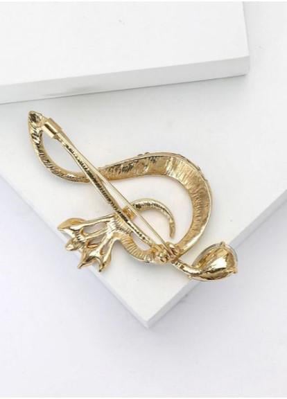 Брошка-шпилька Скрипковий ключ Жовто-блакитний (20701043) - фото 2 Брошка-шпилька Скрипковий ключ Жовто-блакитний (20701043) - фото 2