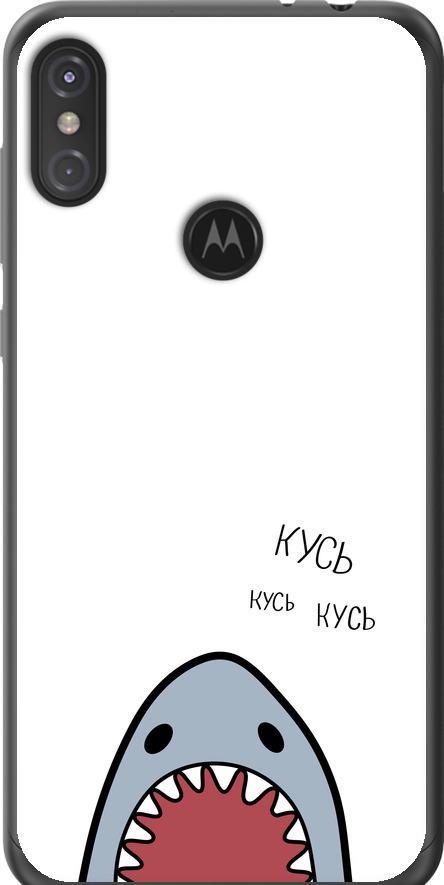 Чехол на Motorola One Power Акула (4870u-1588-42517)