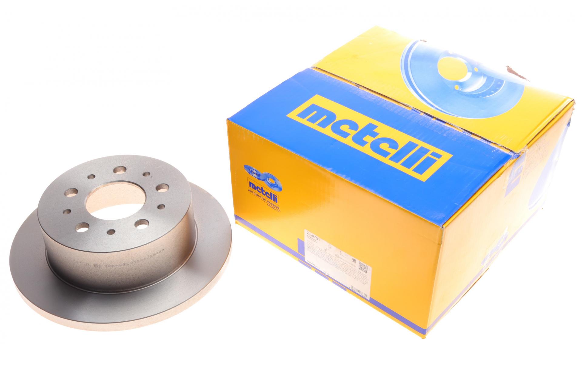 Диск тормозной задний METELLI для Citroen Jumper/Fiat Ducato/Peugeot Boxer 94- полный 10-14Q 280x16 мм (23-0731)