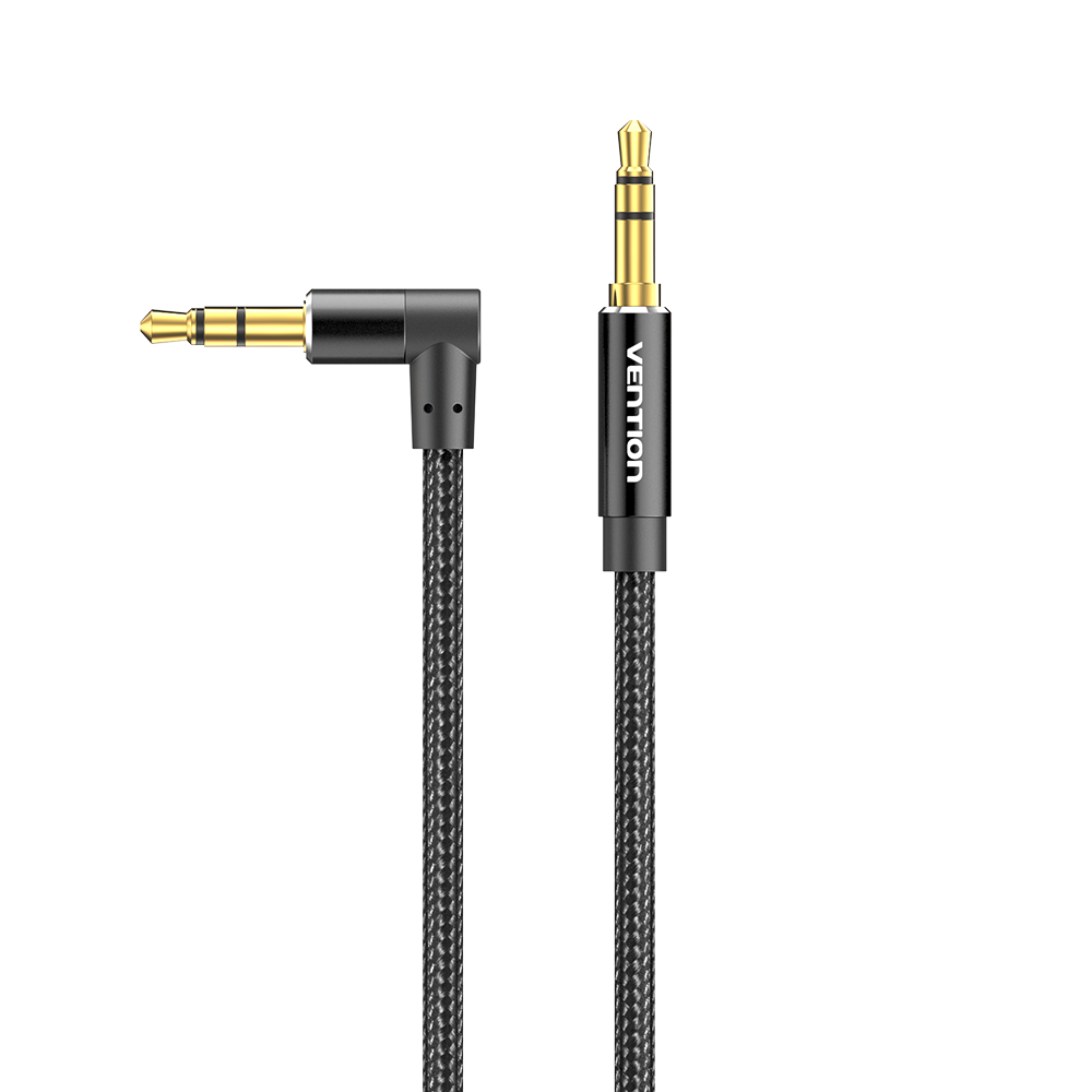 Кабель Vention 3.5 мм minijack стерео AUX TRS 3-пиновая нейлоновая оплетка 1 м Черный (BAZBF) - фото 18 Кабель Vention 3.5 мм minijack стерео AUX TRS 3-пиновая нейлоновая оплетка 1 м Черный (BAZBF) - фото 18