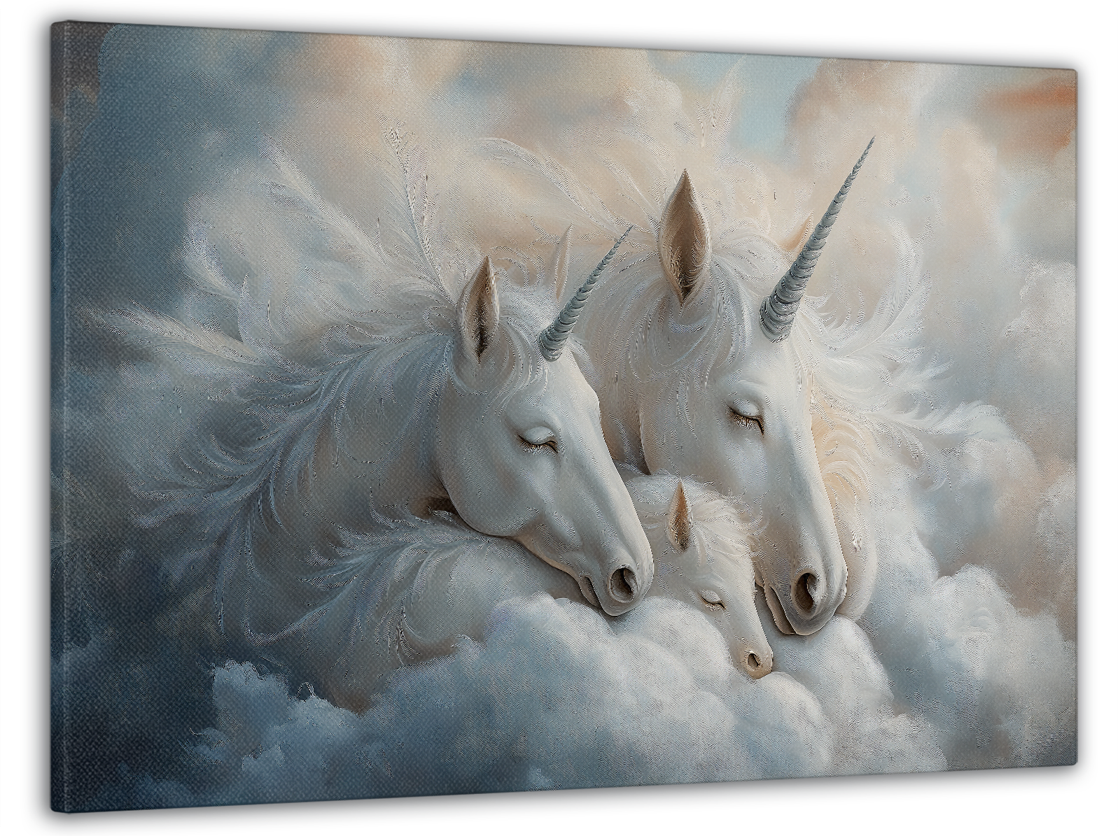 Картина на полотні Mako сімейство єдинорогів 60x100 см (MK10552)