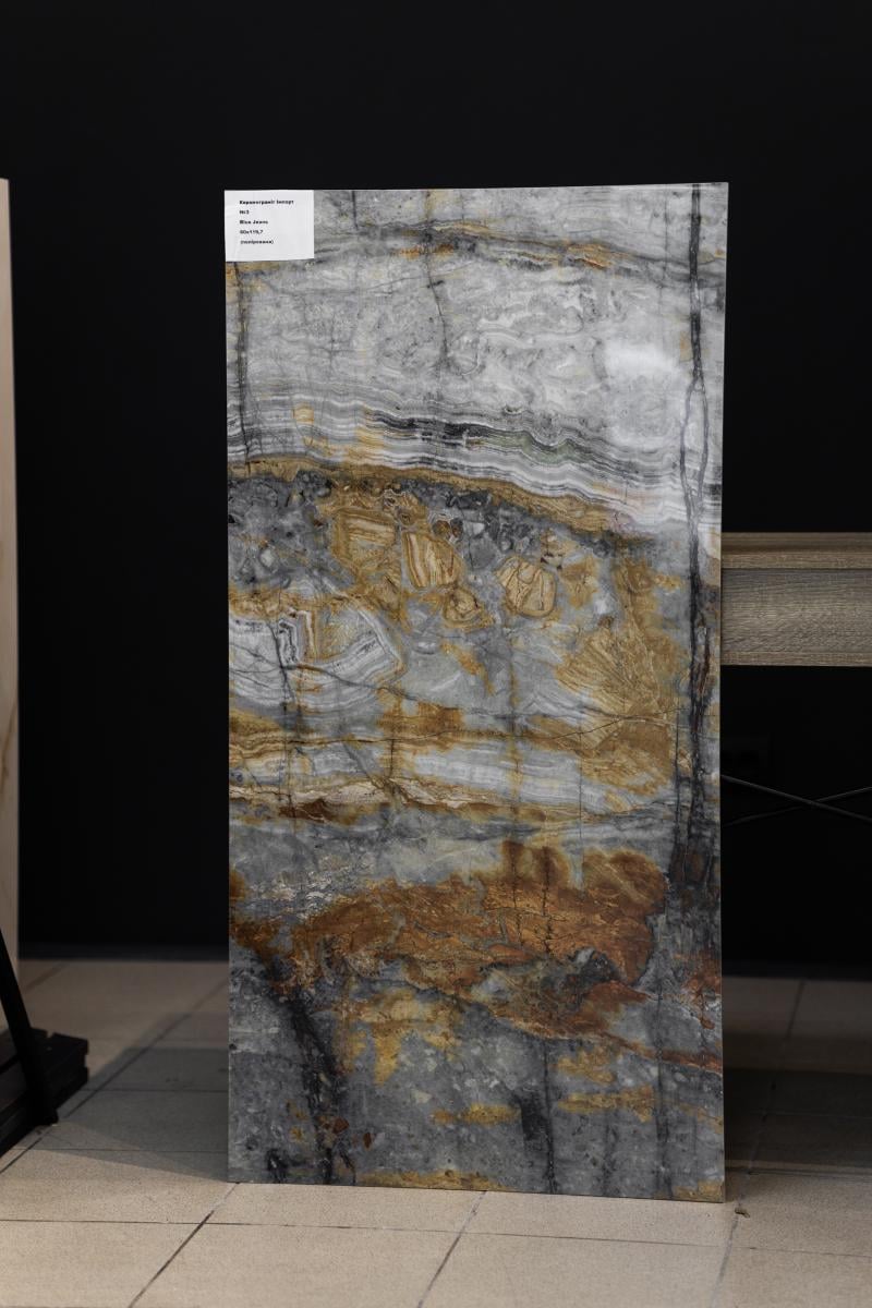 Керамічна плитка полірована Blue Jeans Qua Granite 60x119,5x0,9 см Сірий (12914541) - фото 2