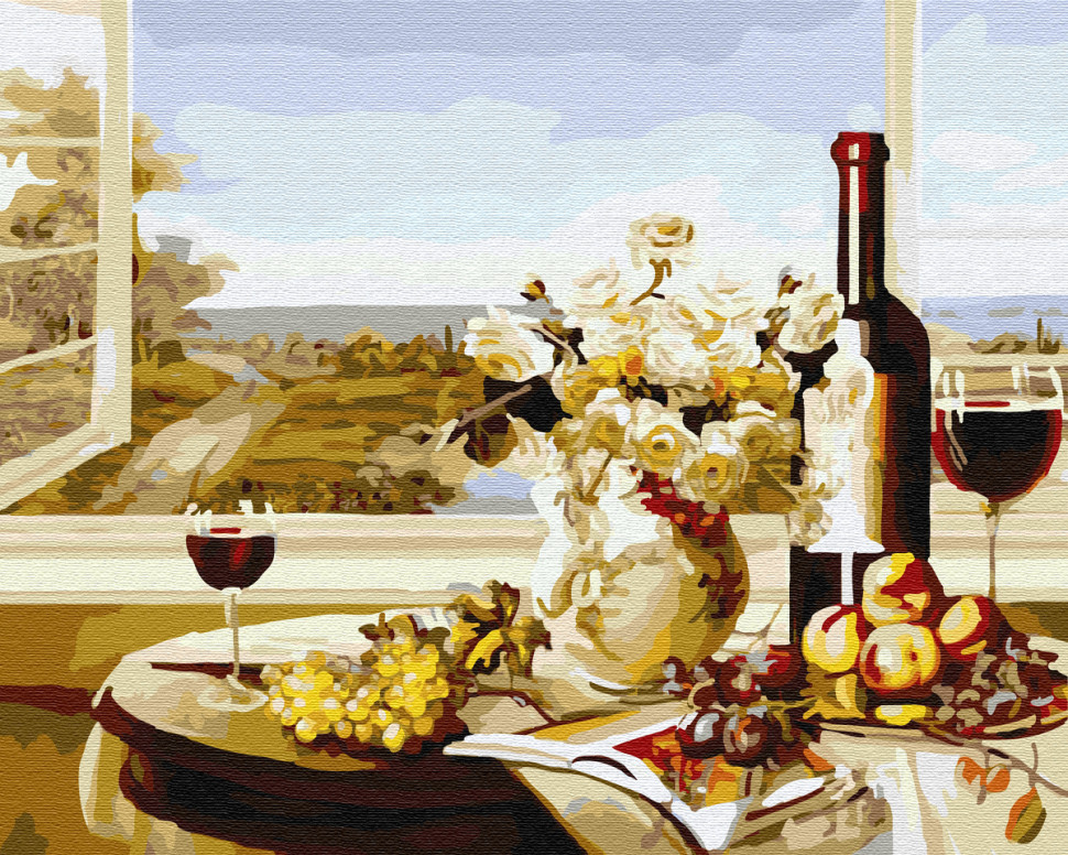 Картина по номерам Brushme Романтика у окна (G297)