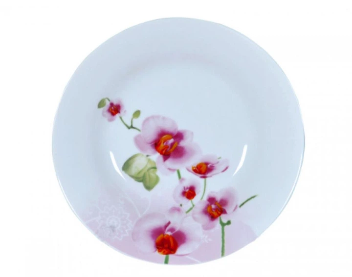 Набор фарфоровых тарелок Орхидея 2 шт. 20 см (RO02988)