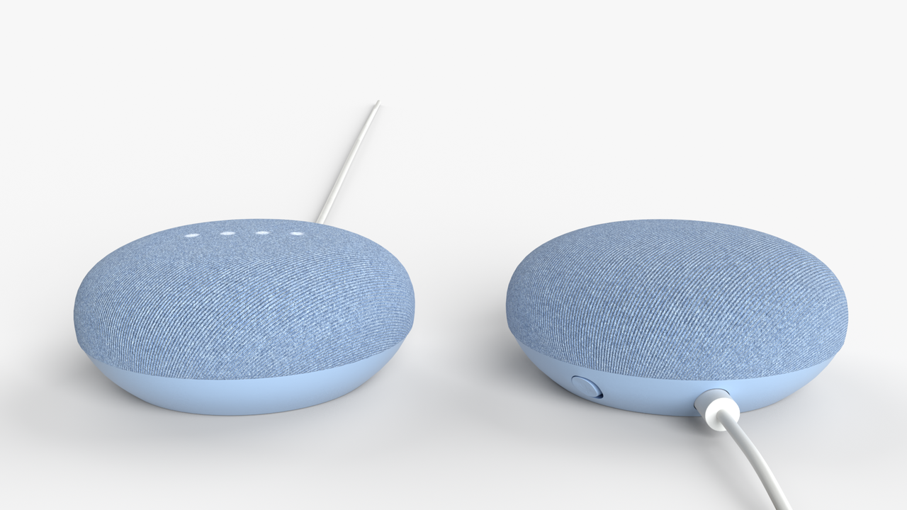 Розумна колонка Google Nest Mini 2nd Gen Como Blue (GA01140) - фото 6 Розумна колонка Google Nest Mini 2nd Gen Como Blue (GA01140) - фото 6