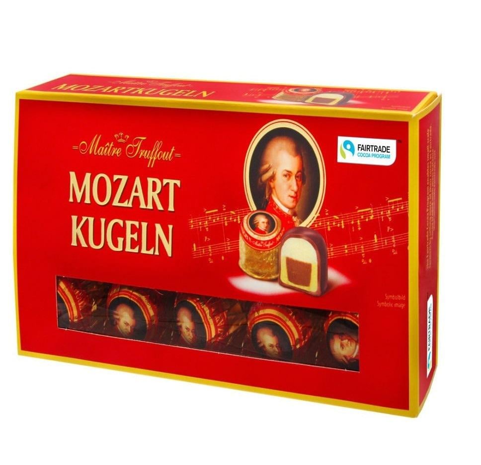 Шоколадные конфеты Maitre Truffout Mozart Kugeln 200 г Шоколадные конфеты Maitre Truffout Mozart Kugeln 200 г