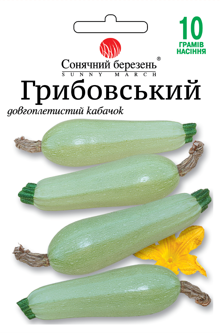 Насіння овочів Гарбузове насіння Грибовський 10 гр (8604)