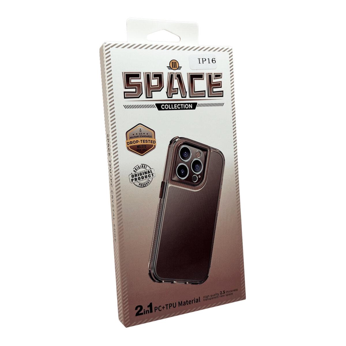 Противоударный чехол Space III для Apple iPhone 16 Tea Brown - фото 2