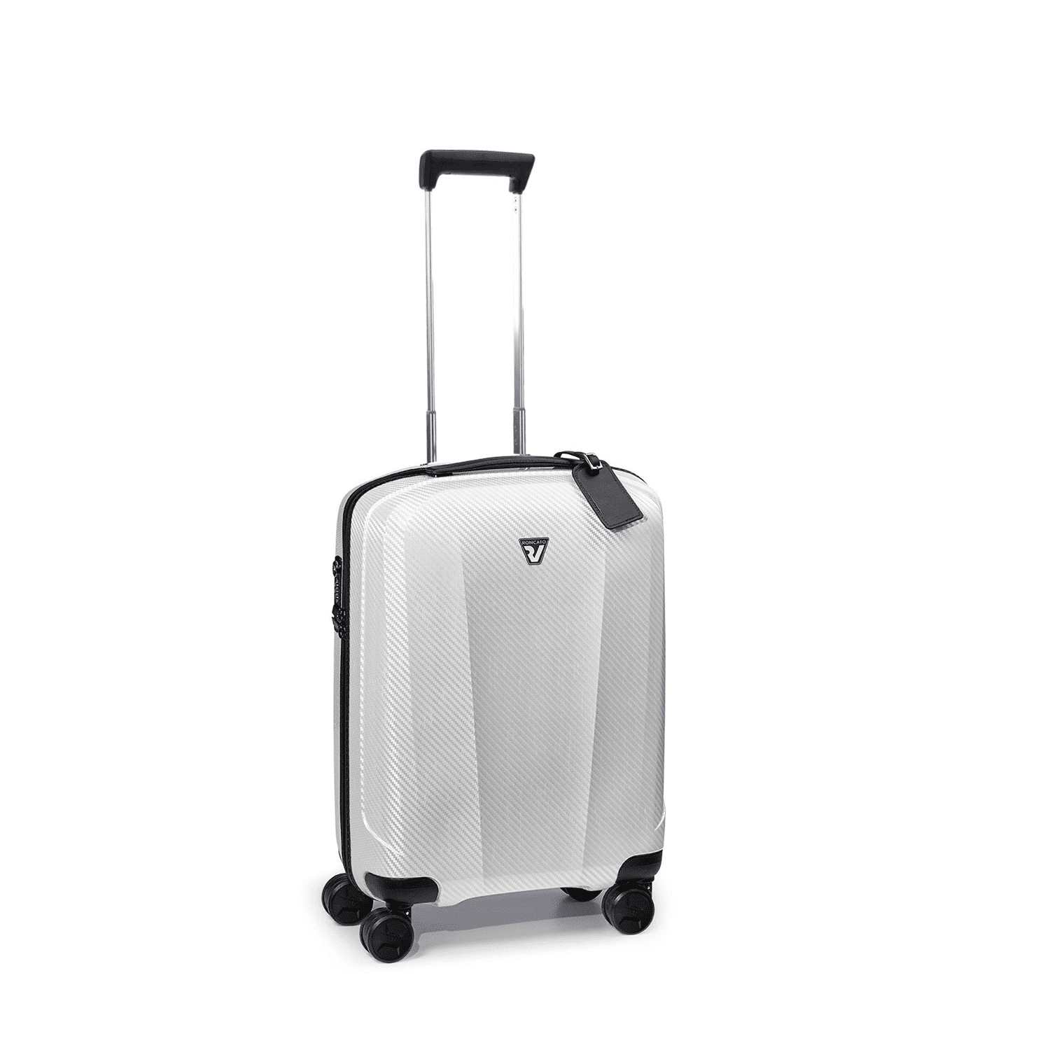 Валіза-ручна поклажа Roncato We Are Glam 5953/0130 55х40х20 см 2 кг 40 л Білий/Чорний (31887709)