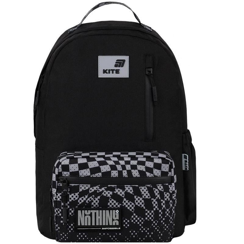 Рюкзак KITE Education teens Nothing Impossible 41x28x11 см 12,5л Черный (K26-949M-2)
