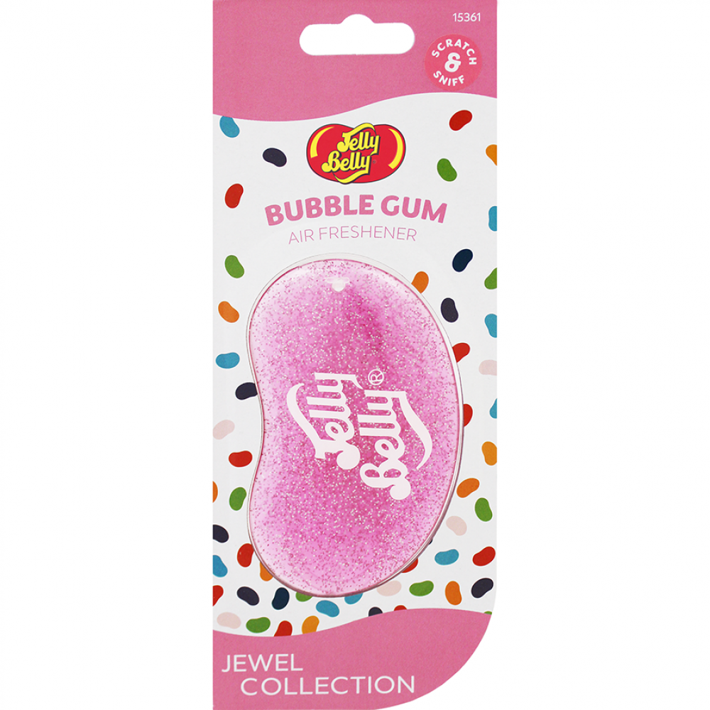 Ароматизатор для авто Jelly Belly Жевательная резинка с блестками 18 г (К.15361)