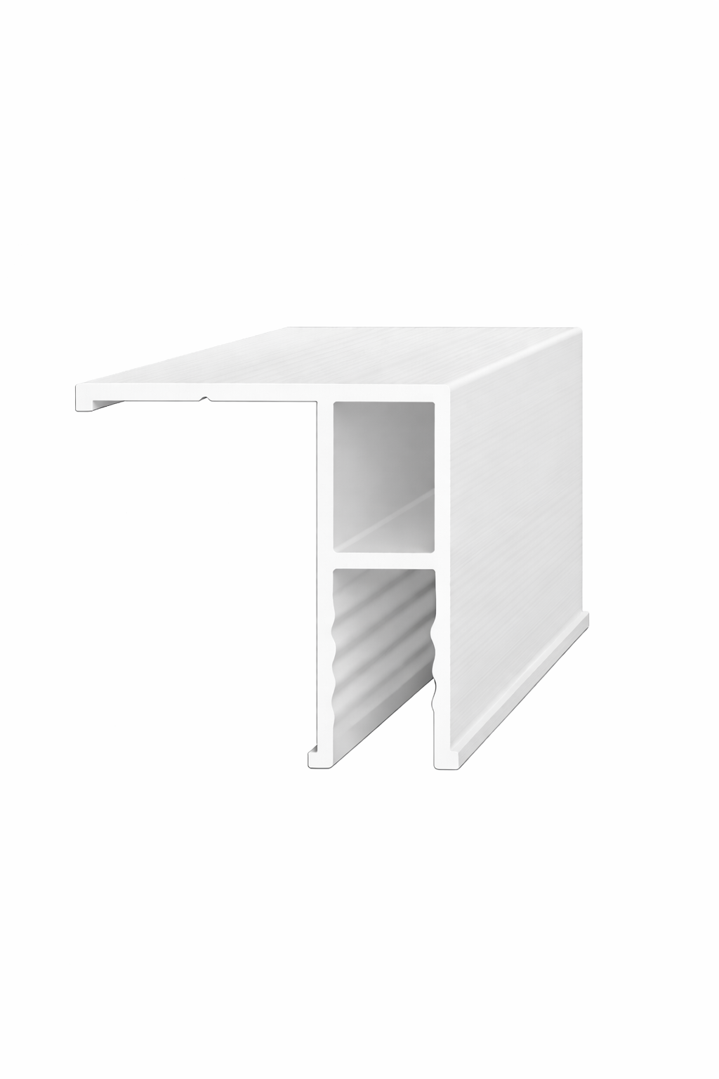 Профиль ArtLine UNI D для натяжных потолков алюминиевый 2 м Белый (25.3112 мБ)