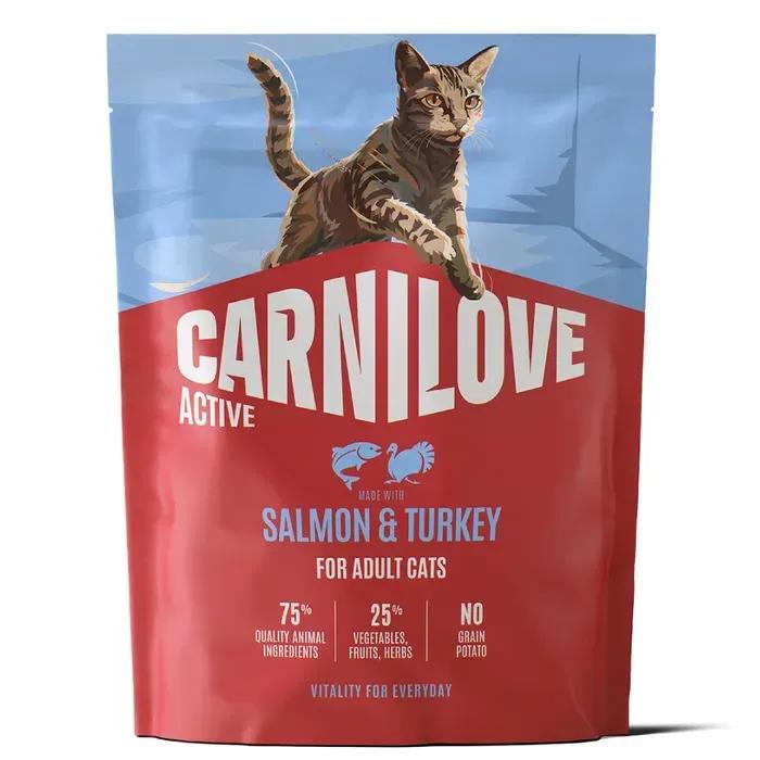 Корм сухий Carnilove Active Salmon & Turkey для кішок лосось та індичка 400 г (173712)