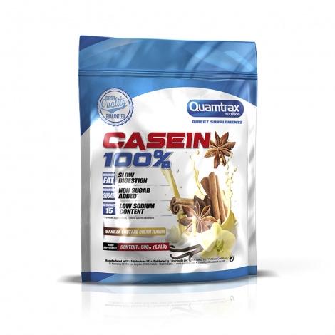 Протеин Quamtrax Casein 100% 500 г Ваниль с кремом (5648V9995)